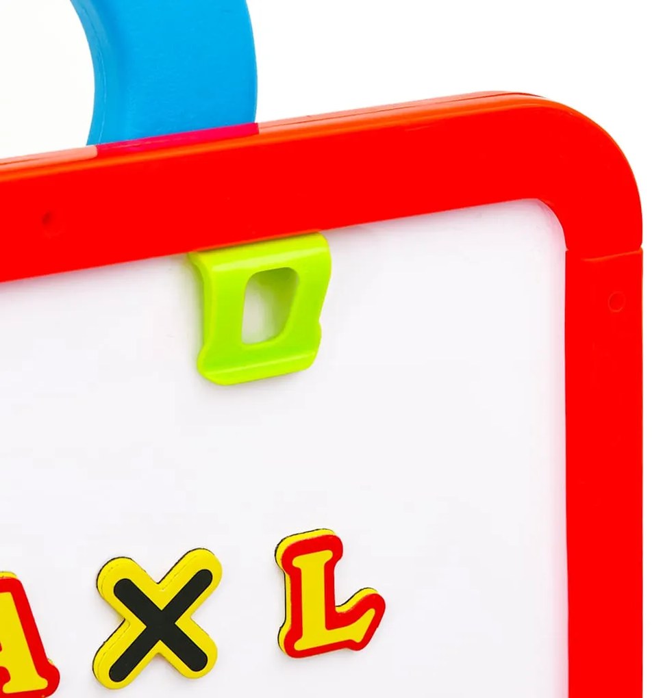 Cavalete infantil com quadro negro e quadro Branco