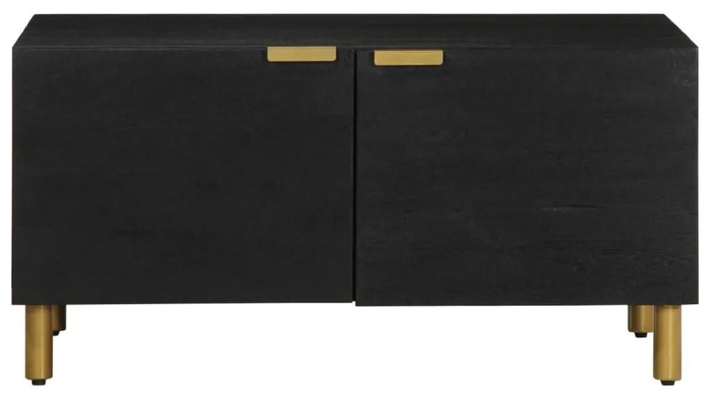 Mesa de centro 80x50x40 cm derivados de madeira preto