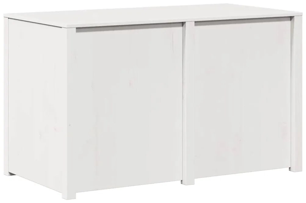 Armário de Cozinha Externo Branco 106x55x64 cm Madeira Sólida de Pinho