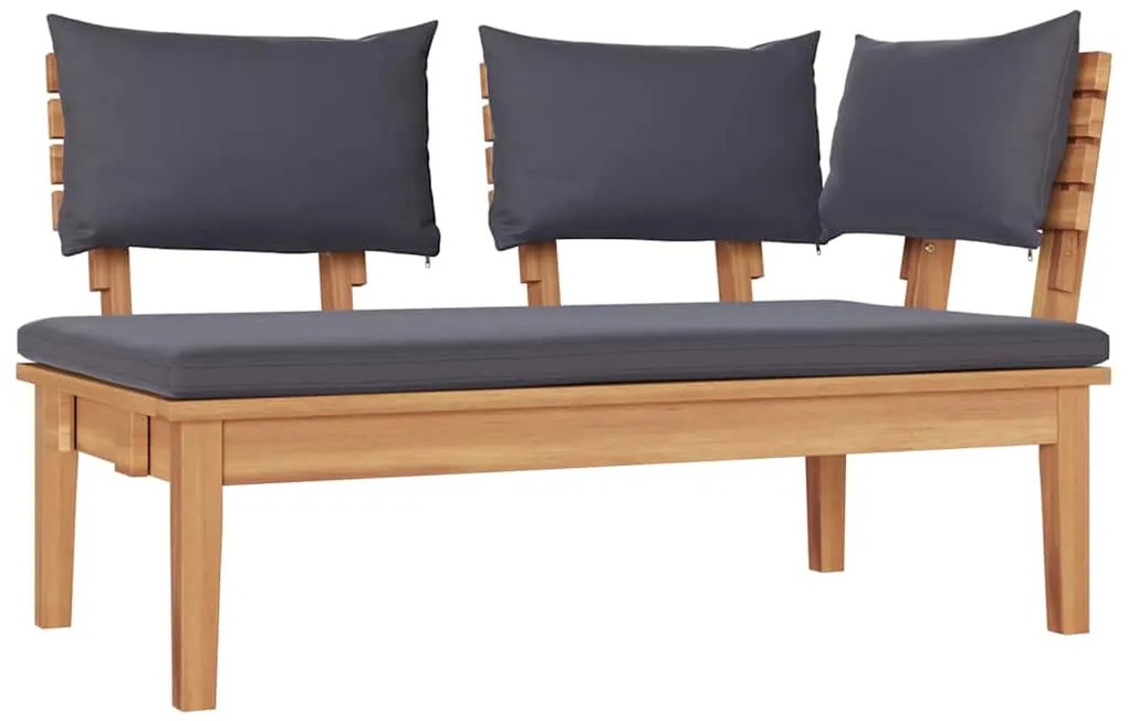 Conjunto de Jantar de Jardim com 5 Peças - Madeira Teak Sólida