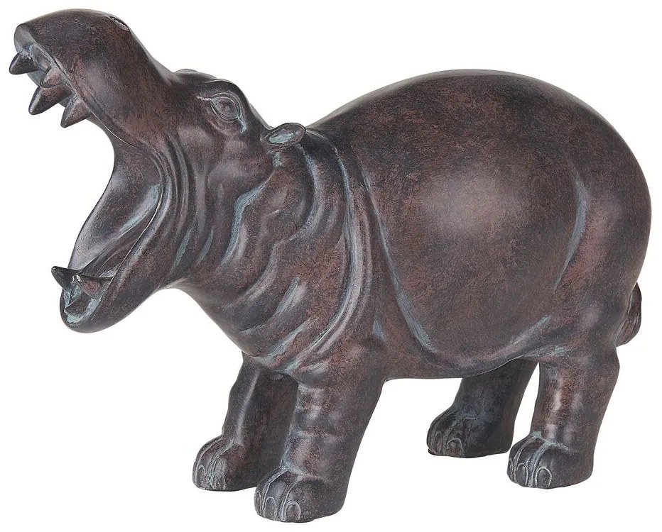 Figura decorativa castanho escuro 23 cm BELBARI Beliani