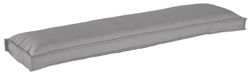vidaXL Almofada de Palete para Banco Cinza 150x40x8 cm Tecido Oxford