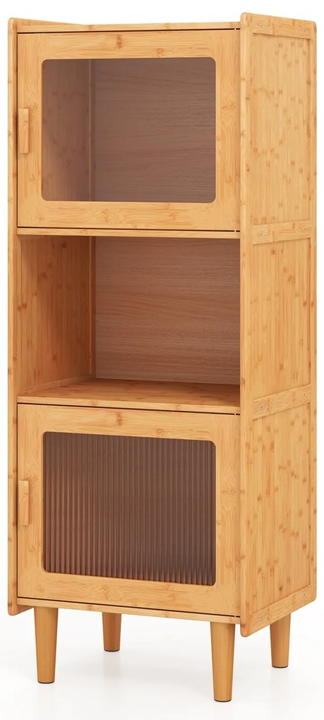 Cadeira decorativa Boho Rattan com madeira de bambu maciça e nogueira