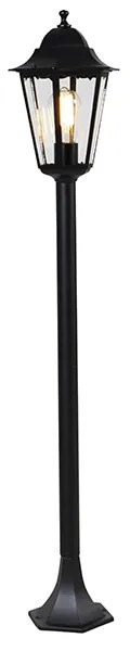 Lanterna de pé ao ar livre preta 120 cm IP44 - Havana Clássico / Antigo