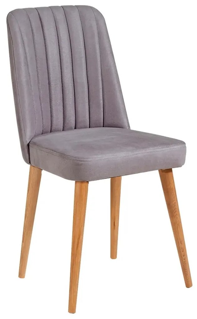 Conjunto de Mesa de Jantar Extensível Vina – Pinho Atlântico Cinza – M
