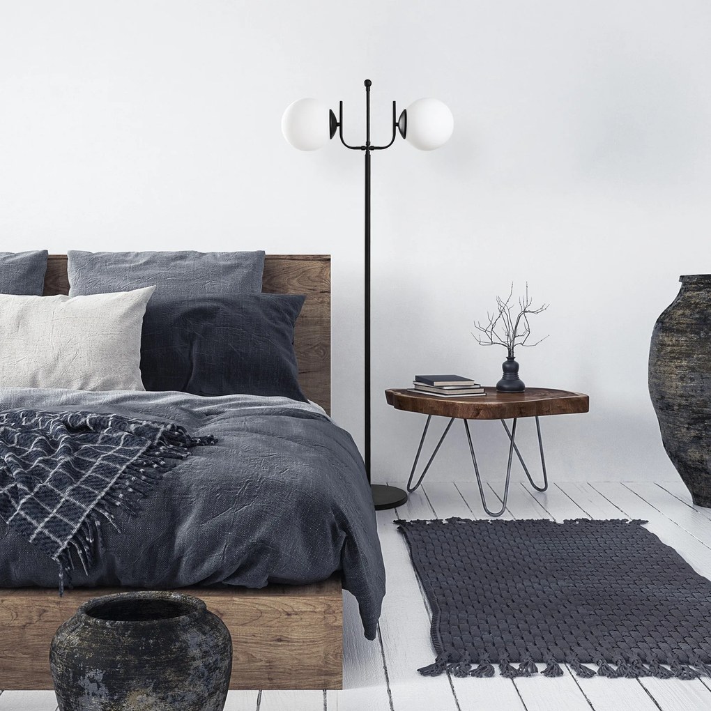 Candeeiro de Pé Antler – Preto – 62 x 30 x 162 cm