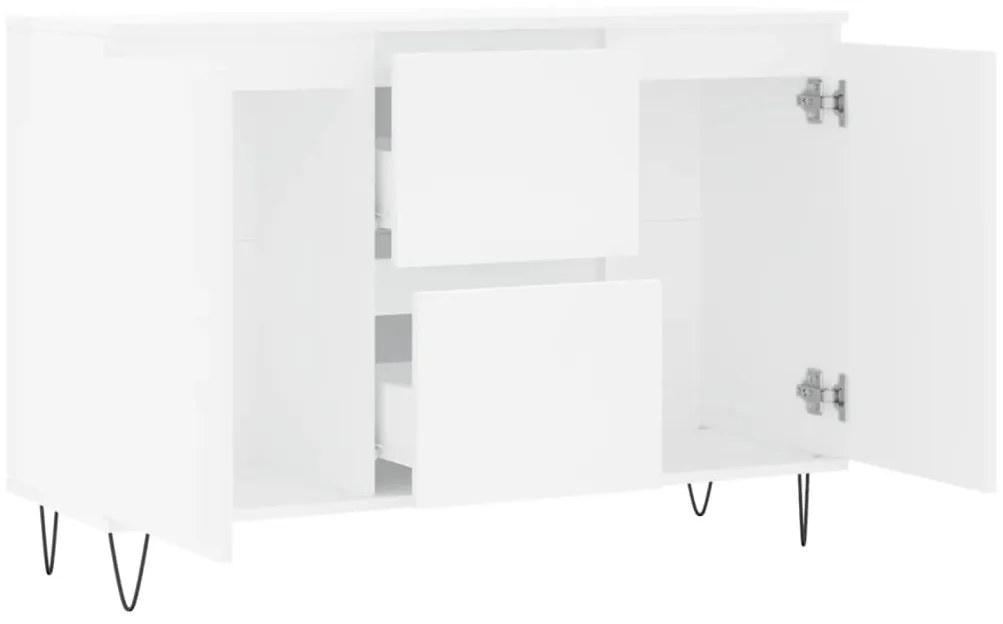 Aparador 104x35x70 cm derivados de madeira branco