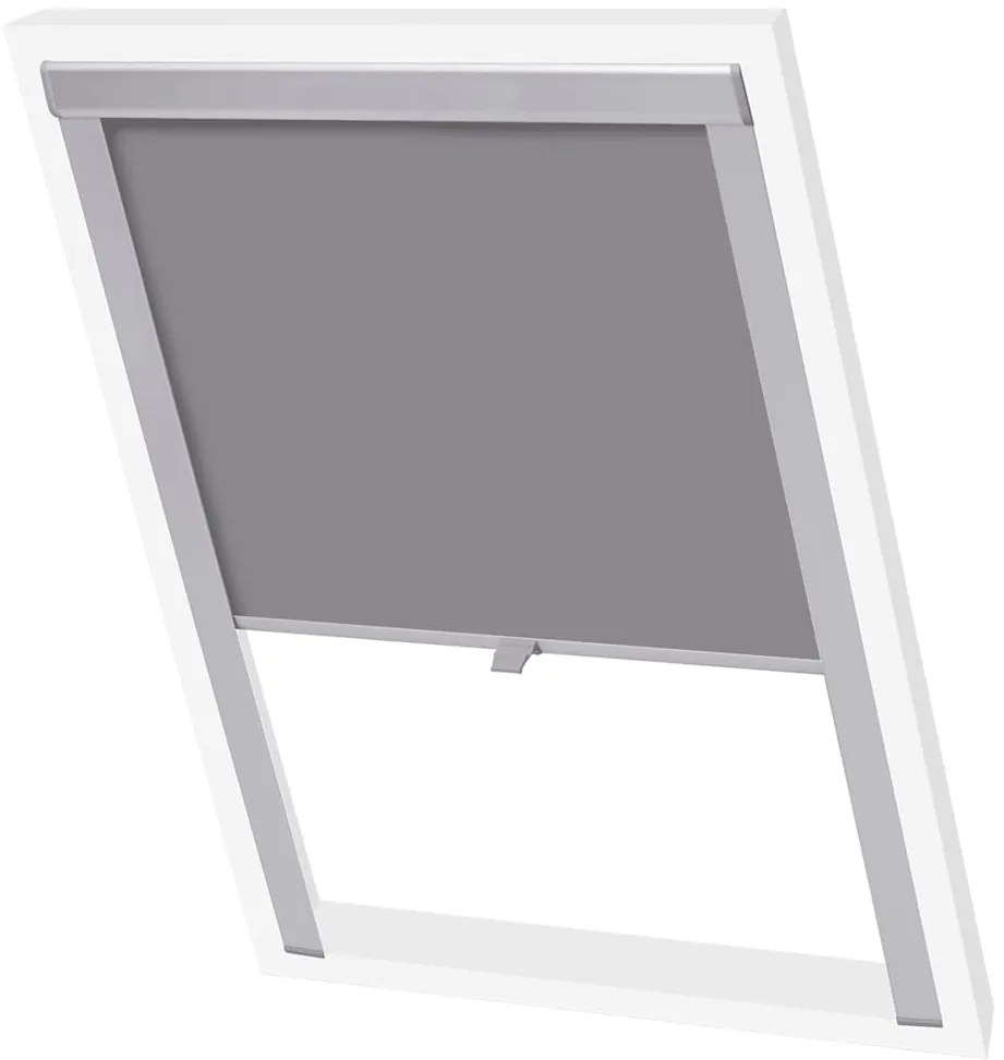 Persiana de enrolar opaca cinzento MK04
