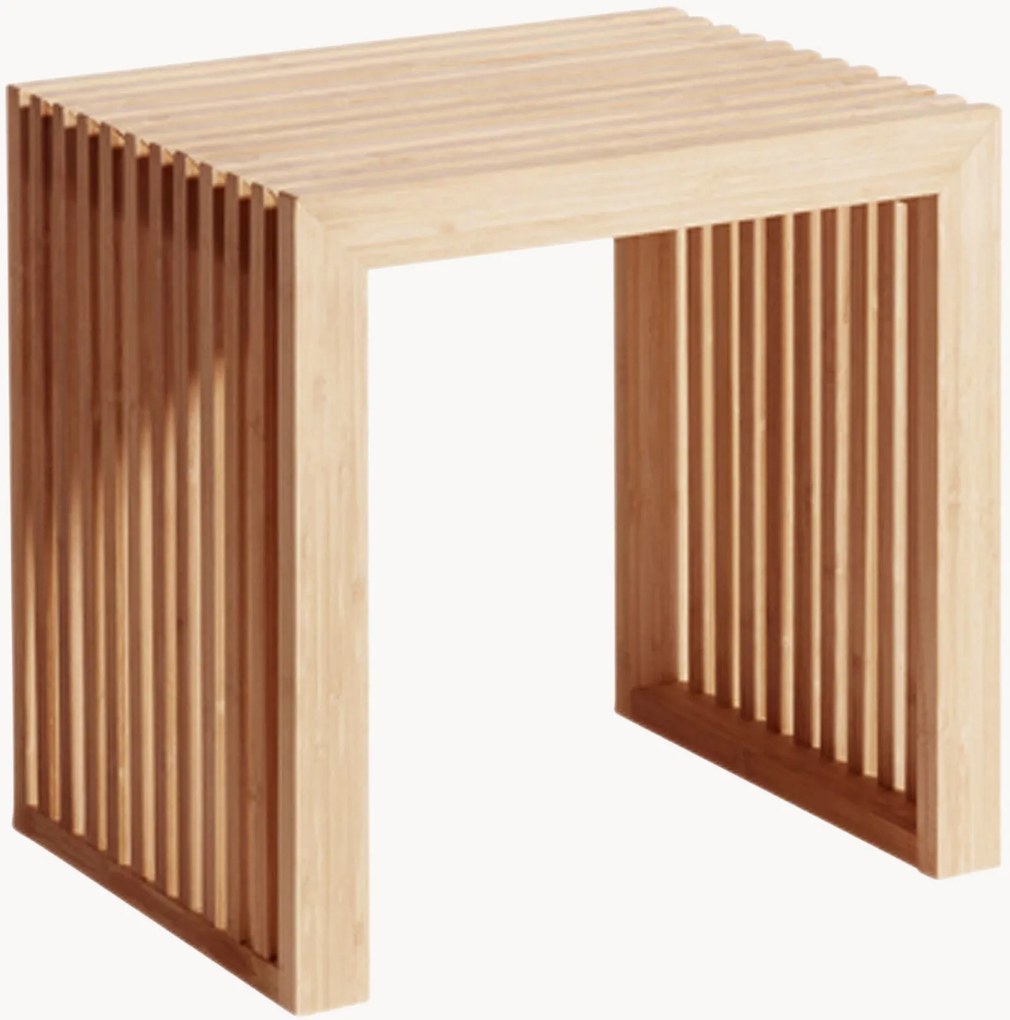 Banco em madeira de bambu Rib
