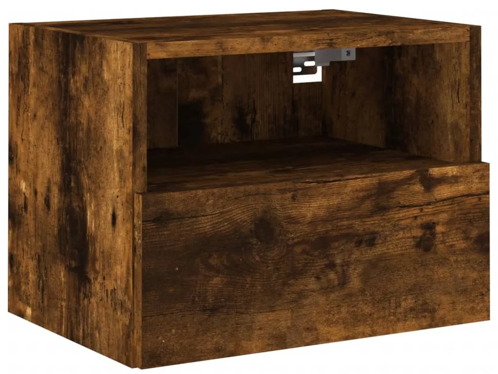 Móveis parede TV 2pcs 40x30x30cm deriv. madeira carvalho fumado