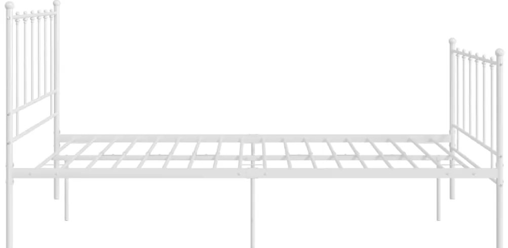 Estrutura de cama 120x200 cm metal branco