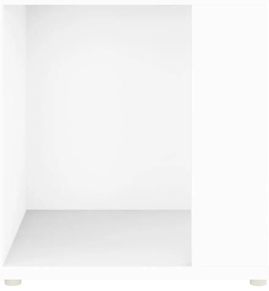 Mesa de apoio 33x33x34,5 cm derivados de madeira branco