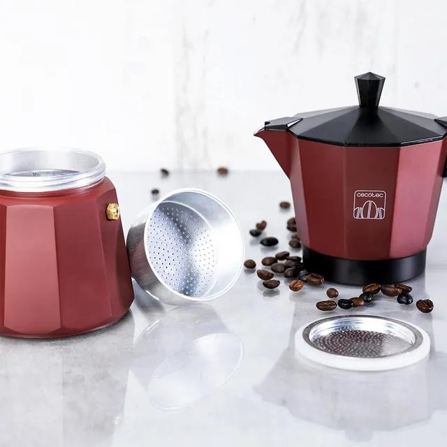 Cafeteira italiana de alumínio Mokclassic 1200 Garnet