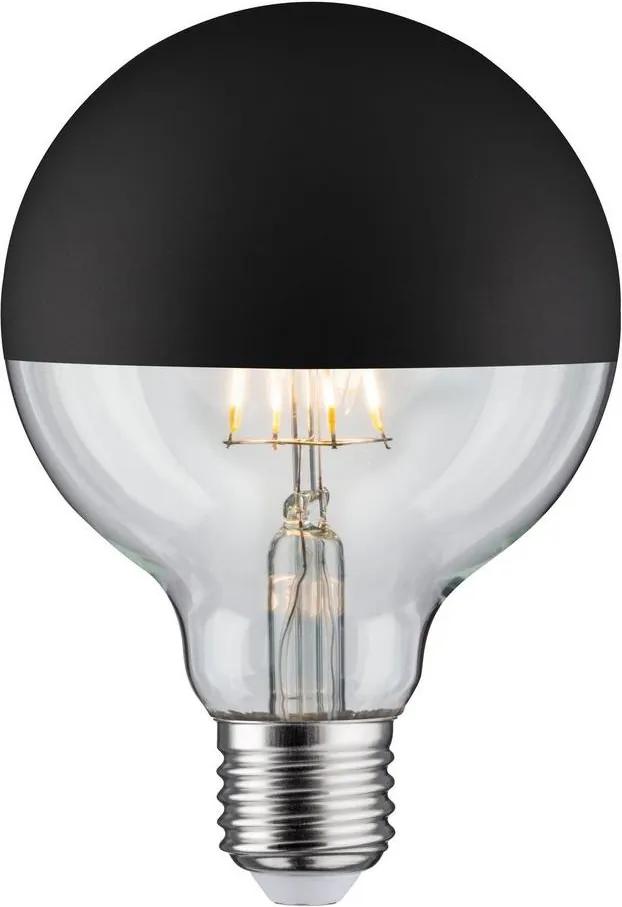 Lâmpada LED com regulação GLOBE G95 E27/6,5W/230V 2700K preta - Paulmann 28676