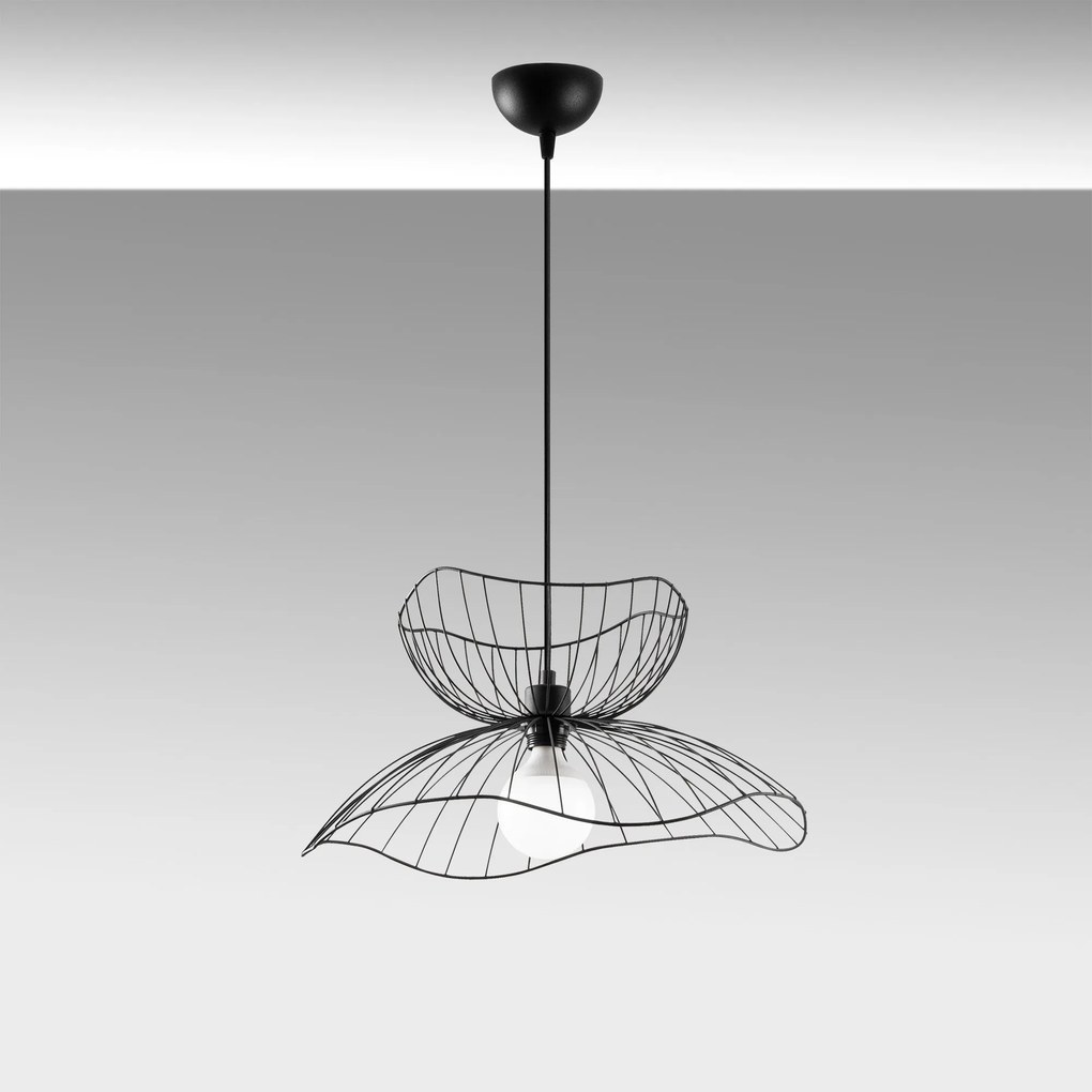 Candeeiro Farac – Preto – 50 x 50 cm