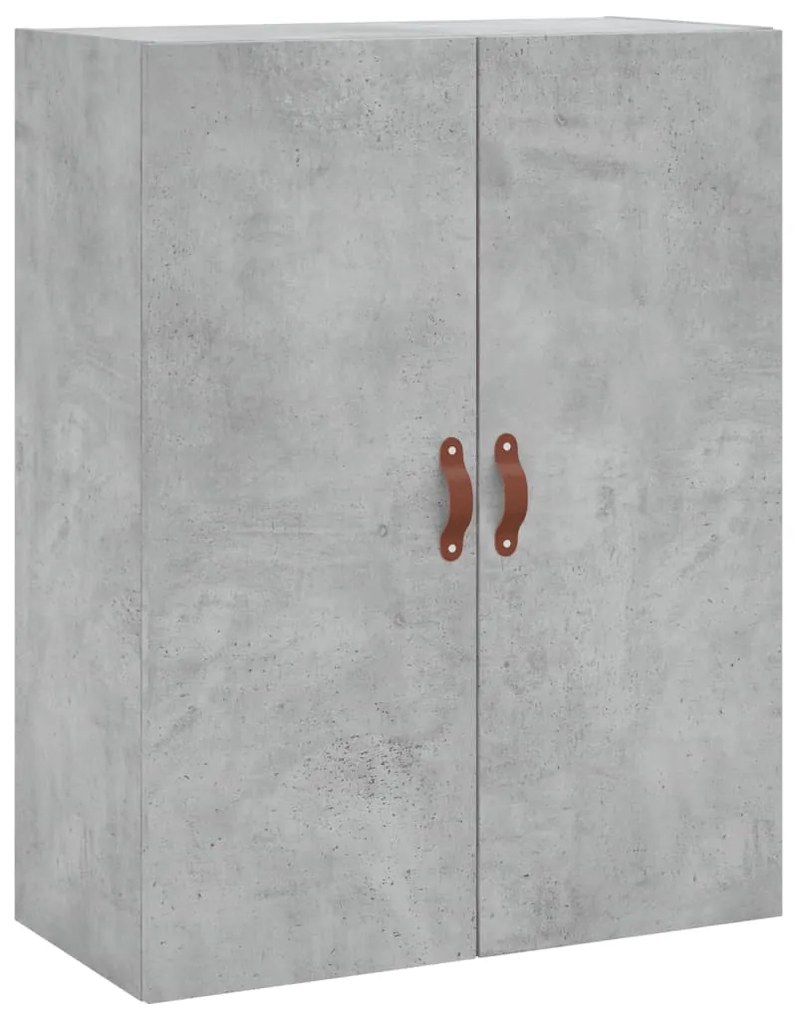 Armário alto 69,5x34x180 cm derivados de madeira cinza cimento