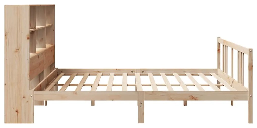 Cama com estante sem colchão 180x200 cm pinho maciço
