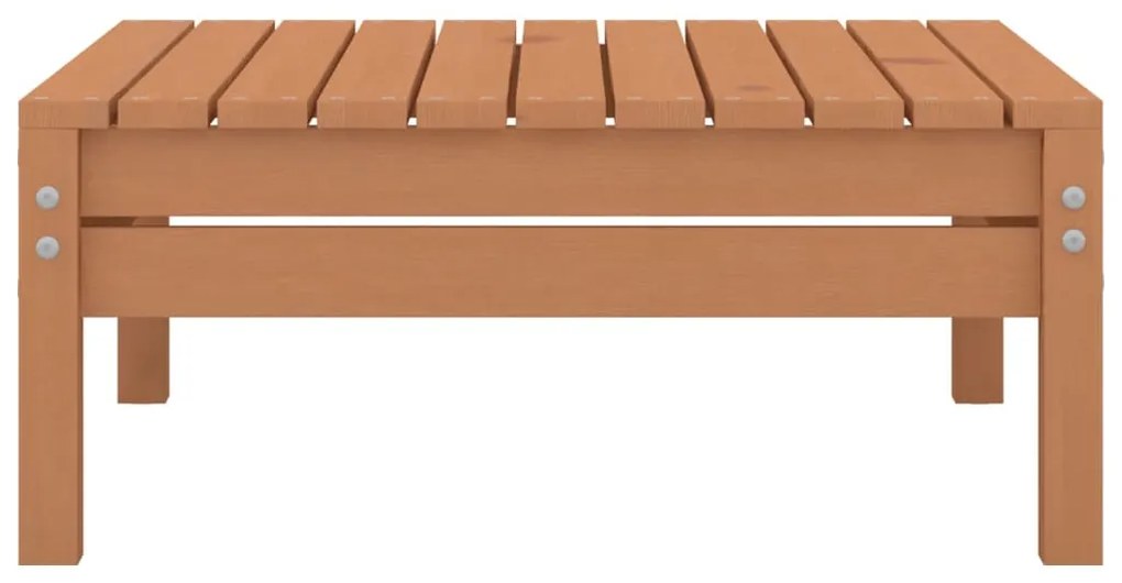 8 pcs conjunto lounge de jardim pinho maciço castanho mel