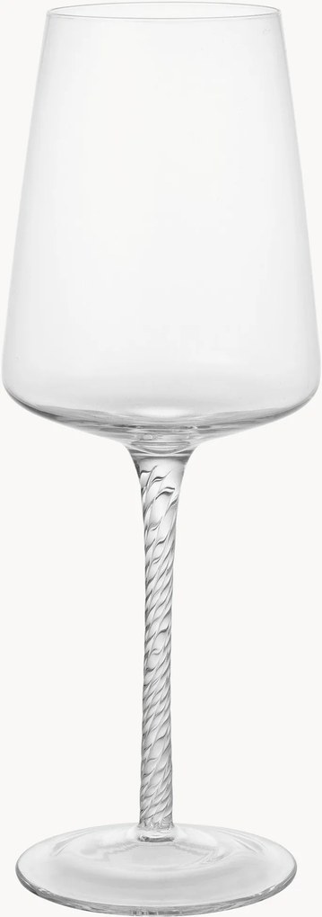 Copos de vinho branco artesanais Bellevue, conjunto de 4