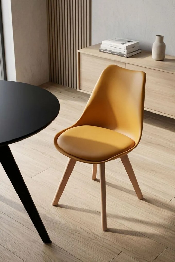 Cadeira Synk Basic - Mostarda