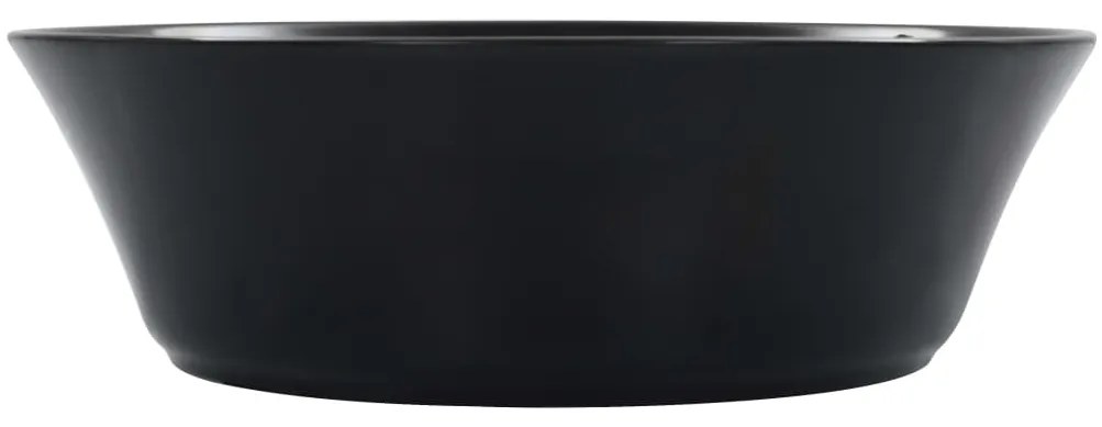 Lavatório 41x12,5 cm cerâmica preto
