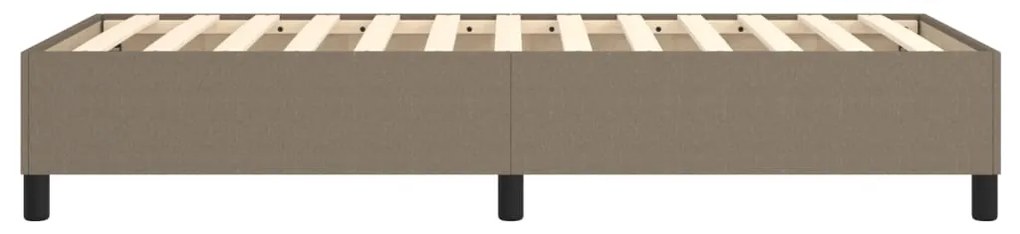 Estrutura cama sem colchão 90x200 cm tecido cinza-acastanhado