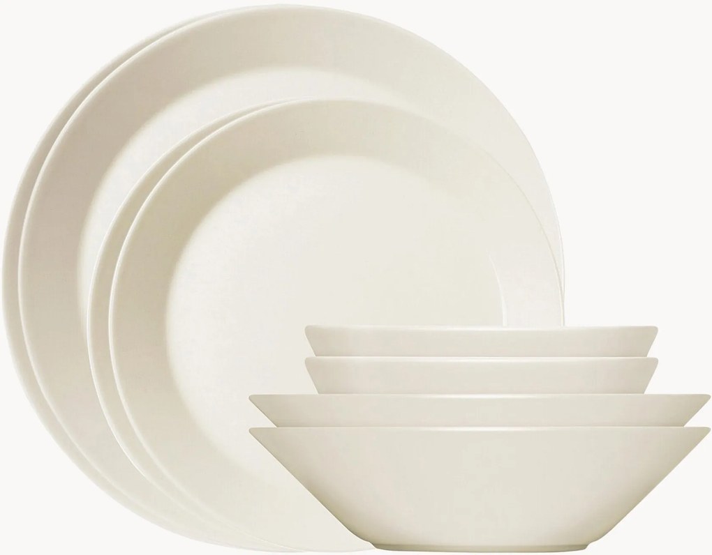 Serviço de mesa em porcelana Teema, 4 pessoas, conjunto de 16