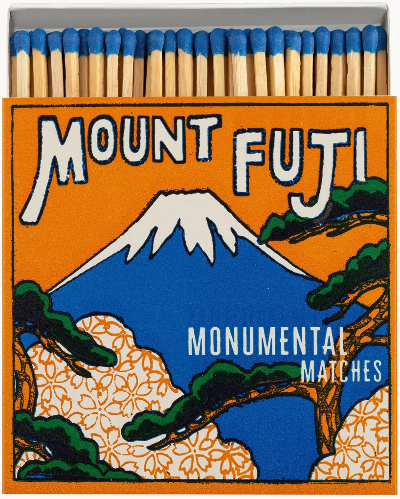 Caixa de fósforos de design Mount Fuji