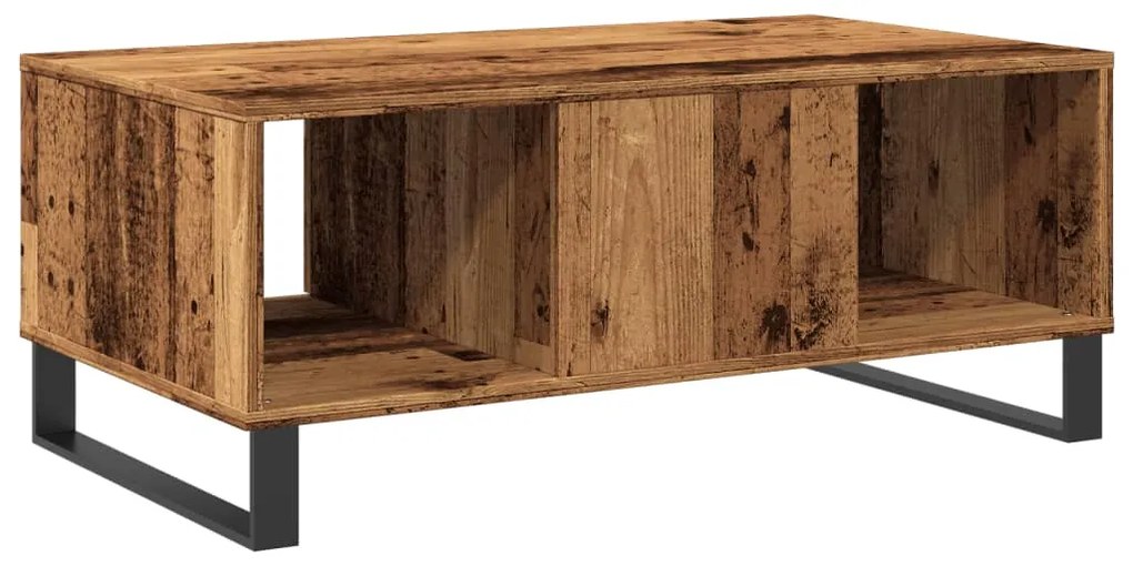 Mesa de centro 90x50x36,5 cm derivados de madeira madeira velha