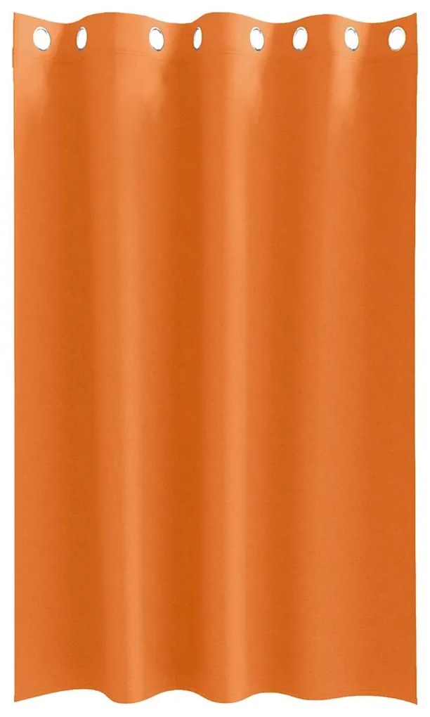 Cortinas 2 pcs Laranja Brilhante 175 x 140 cm Poliéster