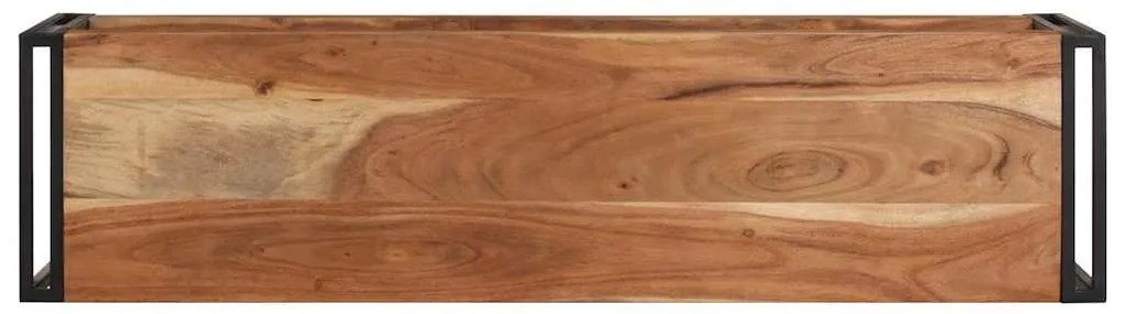 Móvel de TV 120x30x40 cm madeira de acácia maciça