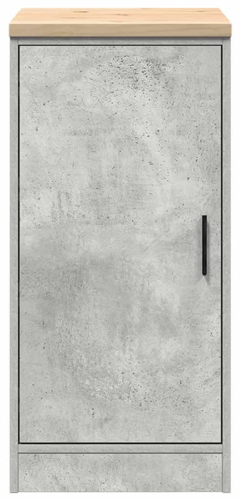 Armário de arrumação de garagem Betão Cinzento 40x51x85 cm