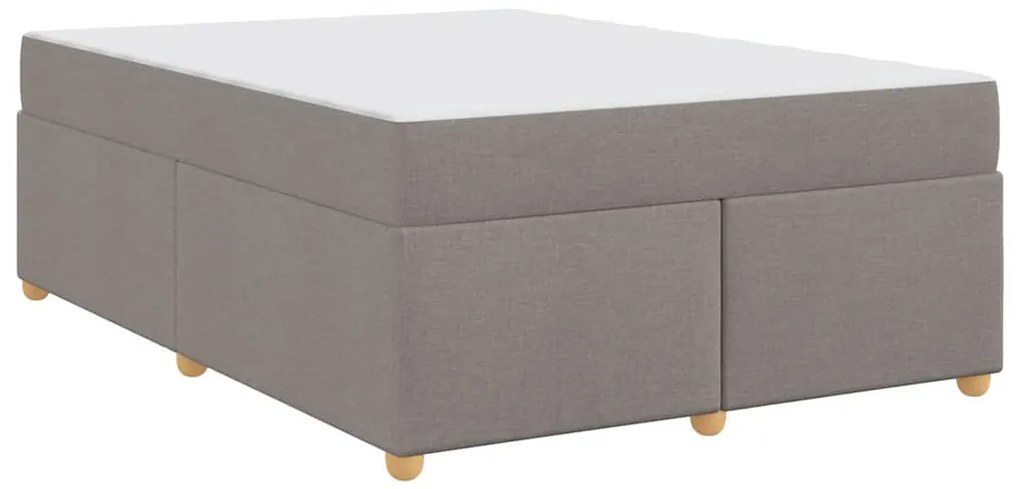 Estrutura da Cama Cinzento-acastanhado 160 x 200 cm tecido