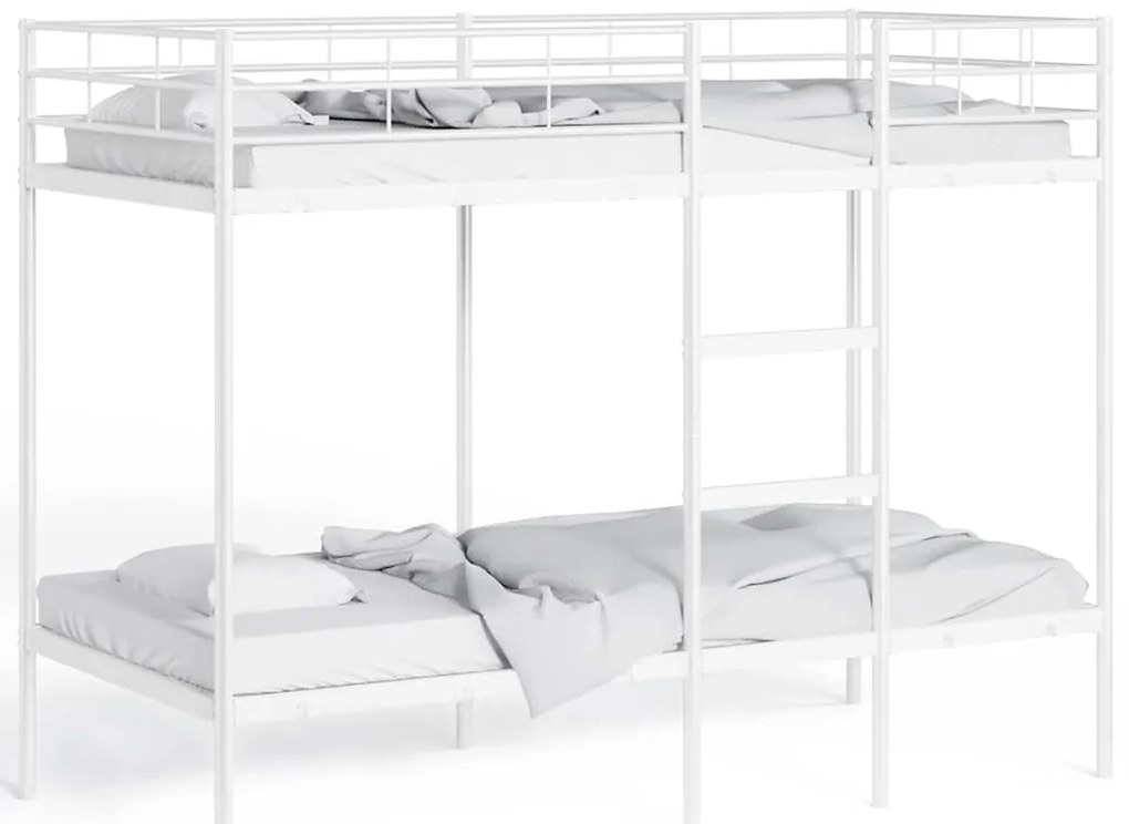 Beliche sem colchão 90x190 cm aço branco