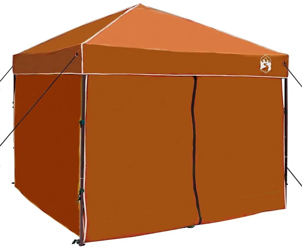 Tenda de Toldo Laranja 250 x 250 x 227 / 236 / 245 cm Tecido Oxford