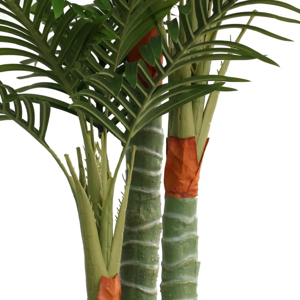Palmeira artificial com 3 troncos 180 cm PP verde