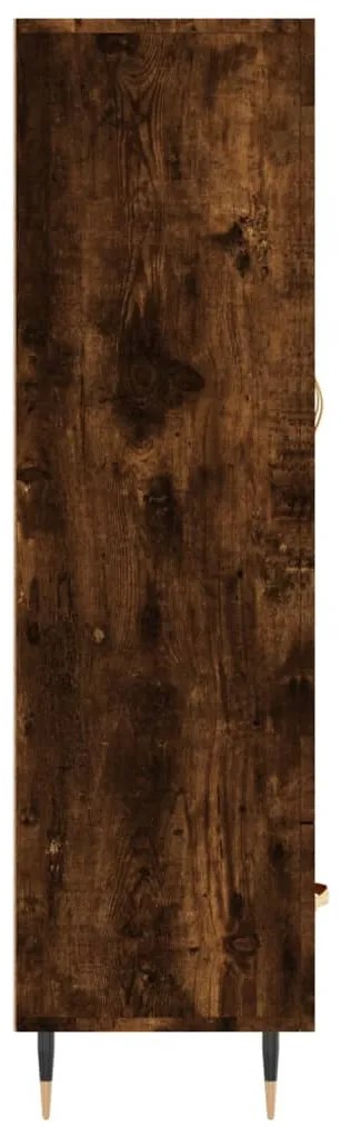 Armário alto derivados de madeira 69,5x31x115cm carvalho fumado