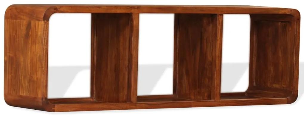 Móvel de TV madeira maciça c/ acabamento a mel 120x30x40 cm