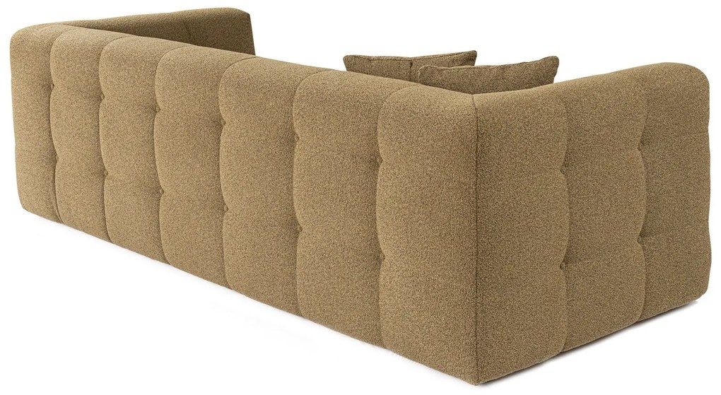 Sofá de 3 Lugares Cady – Bege Kaki – 235 x 100 x 72 cm