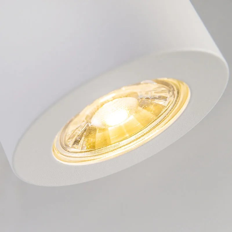 Projetores modernos brancos 7,5 cm - Tuba