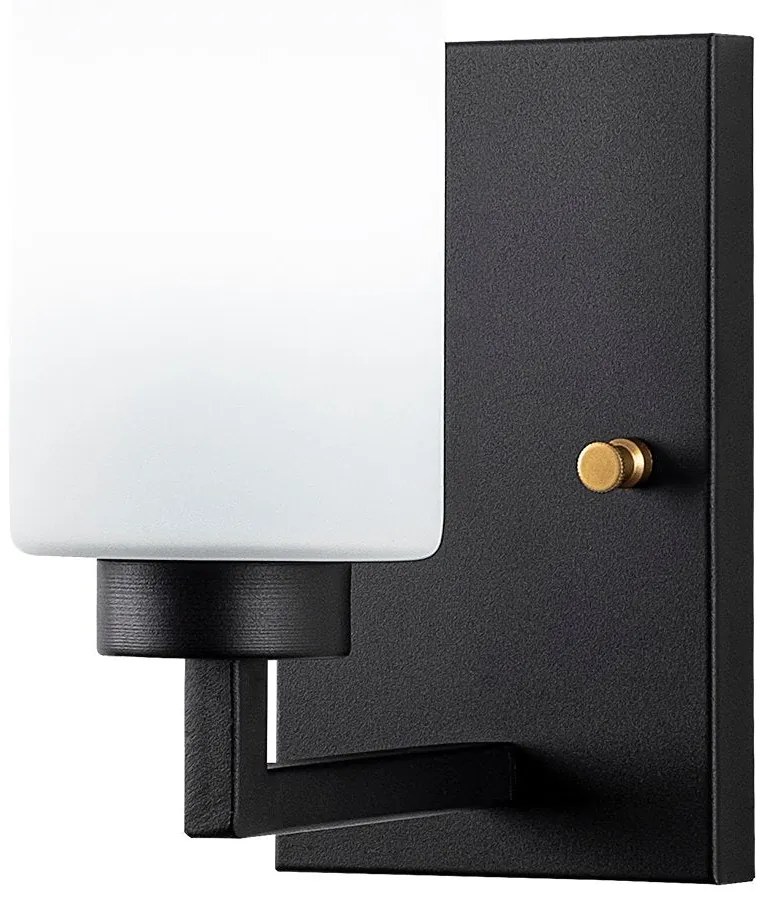 Candeeiro de Parede Hania – Preto e Branco – 10 x 19 x 23 cm