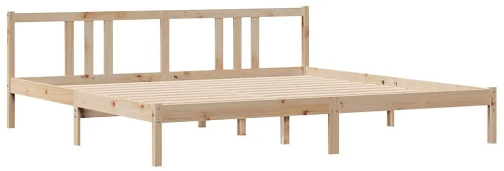 Cama sem colchão 180x200 cm madeira de pinho maciça
