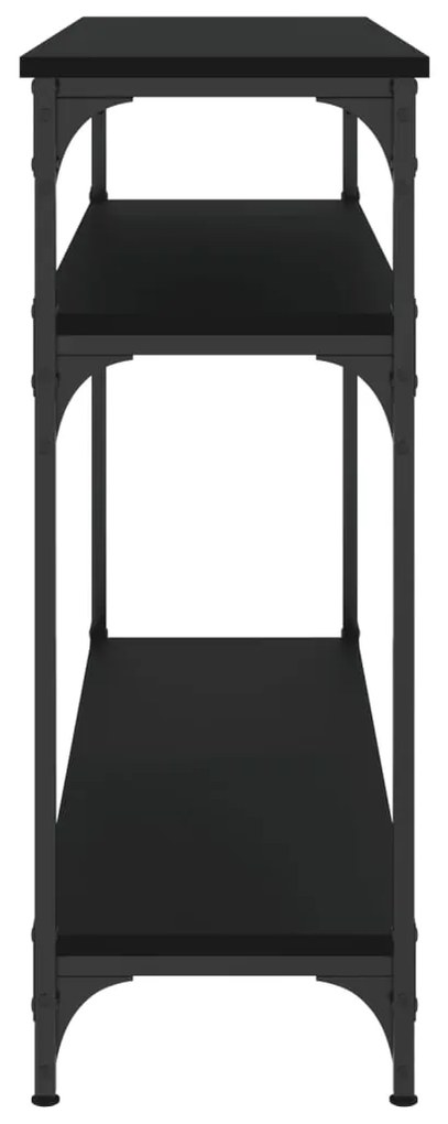 Mesa consola 100x29x75 cm derivados de madeira preto