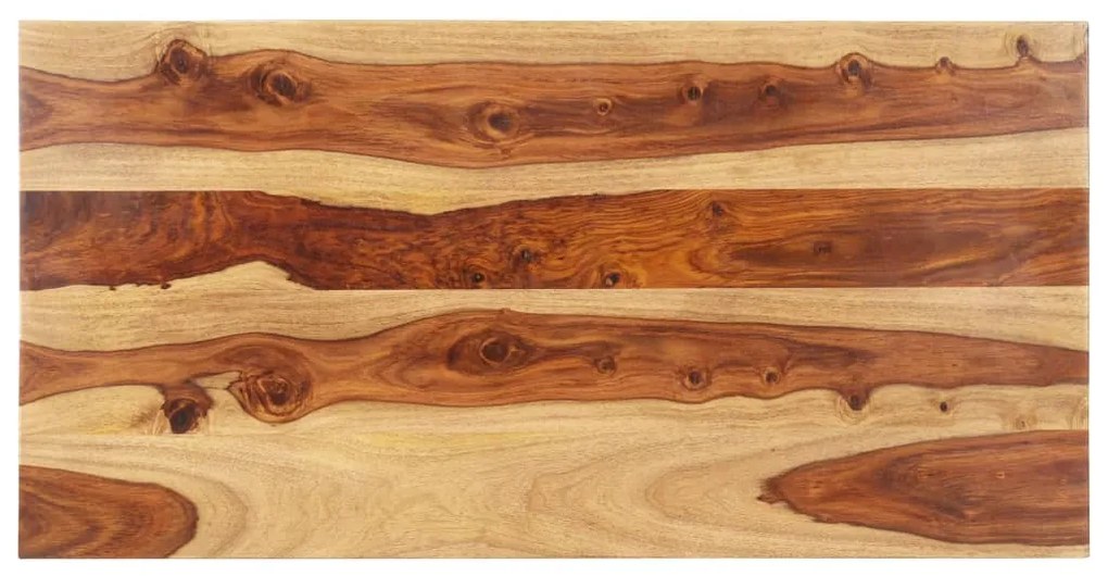 vidaXL Tampo de mesa madeira de acácia maciça 25-27 mm 60x100 cm