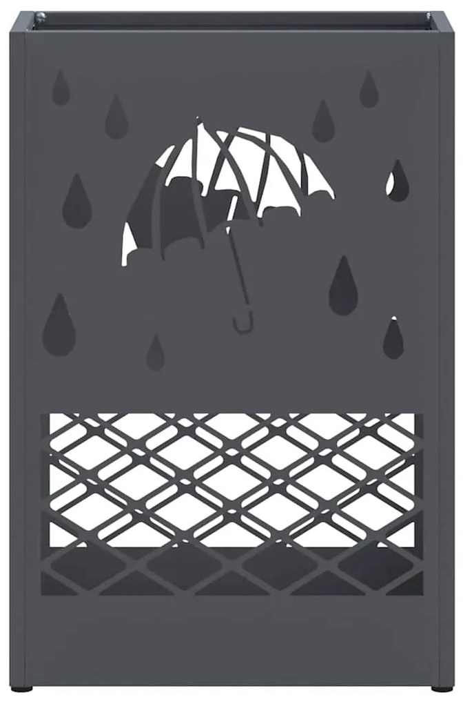 Suporte de Guarda-Chuva Antracite 28x12x41 cm em Aço