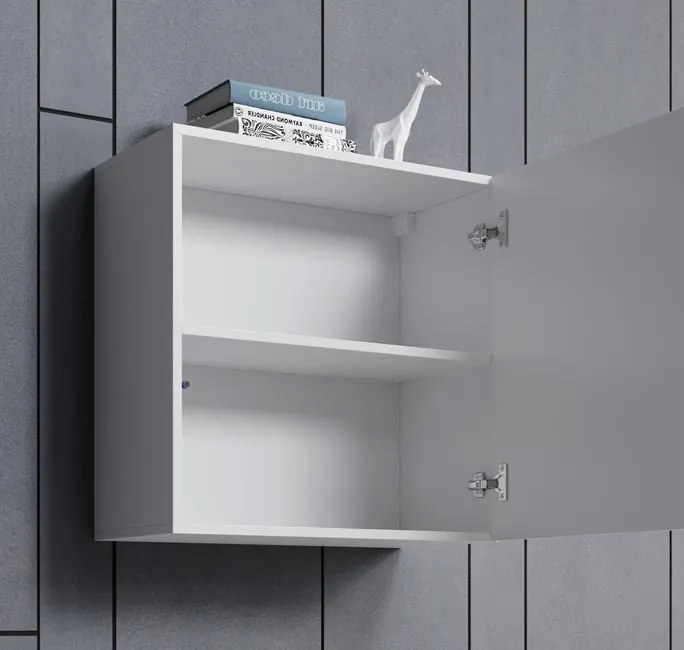 Armário Modular Sopo – 60x60 cm – Branco Alto Brilho – Suspenso com Po