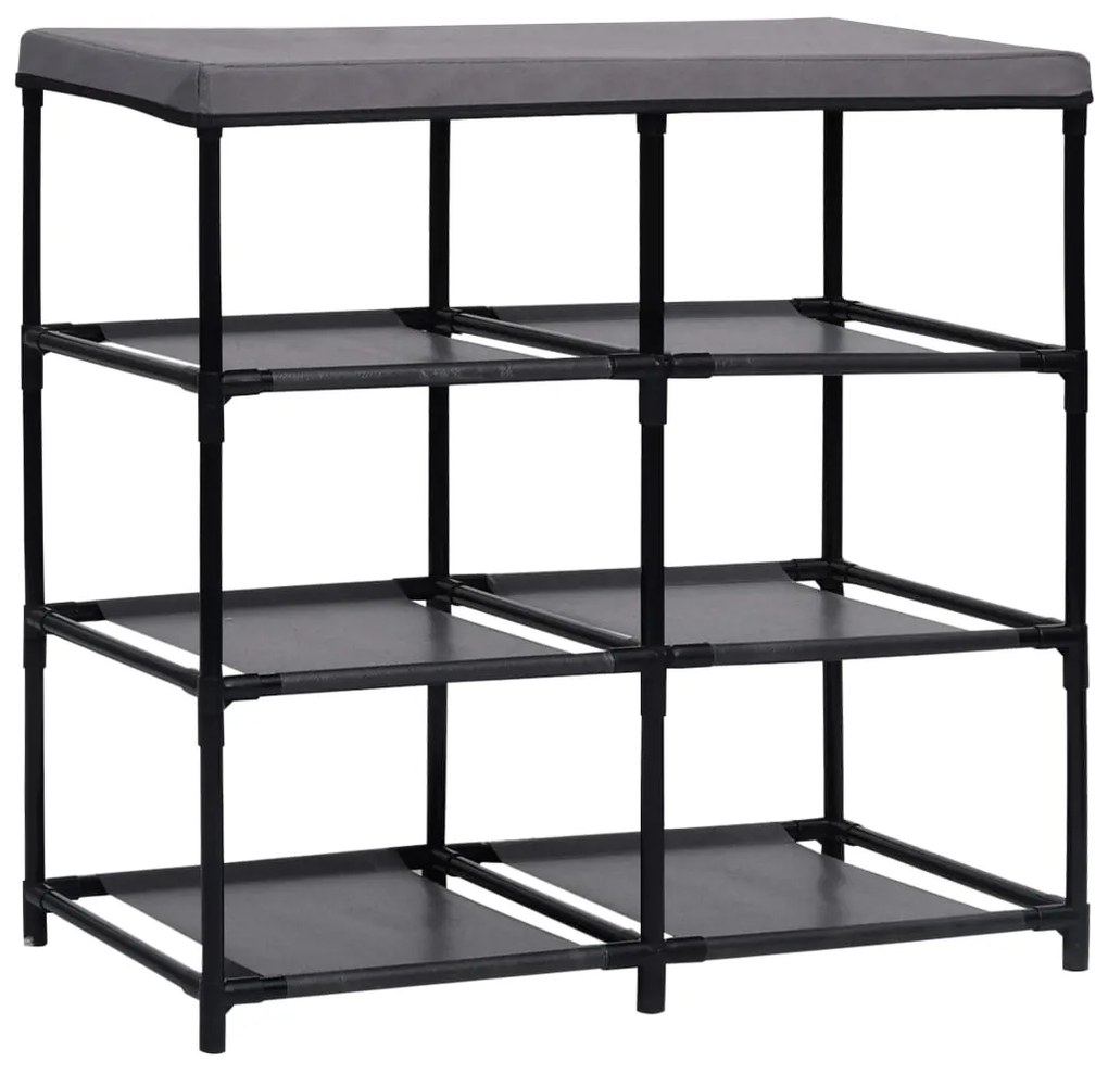 Armário de arrumação com 6 gavetas 55x29x55 cm aço cinzento