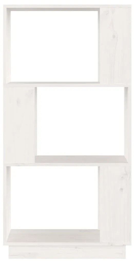 Estante/divisória 51x25x101 cm pinho maciço branco