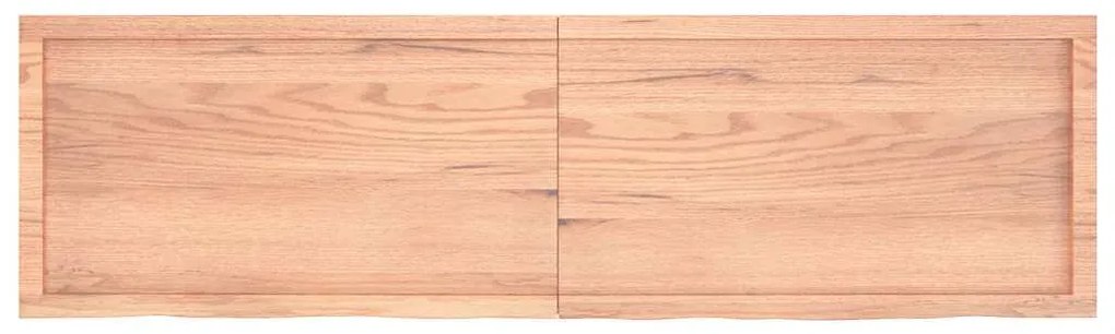 Prateleira de parede 180x50x(2-4) cm carvalho tratado castanho