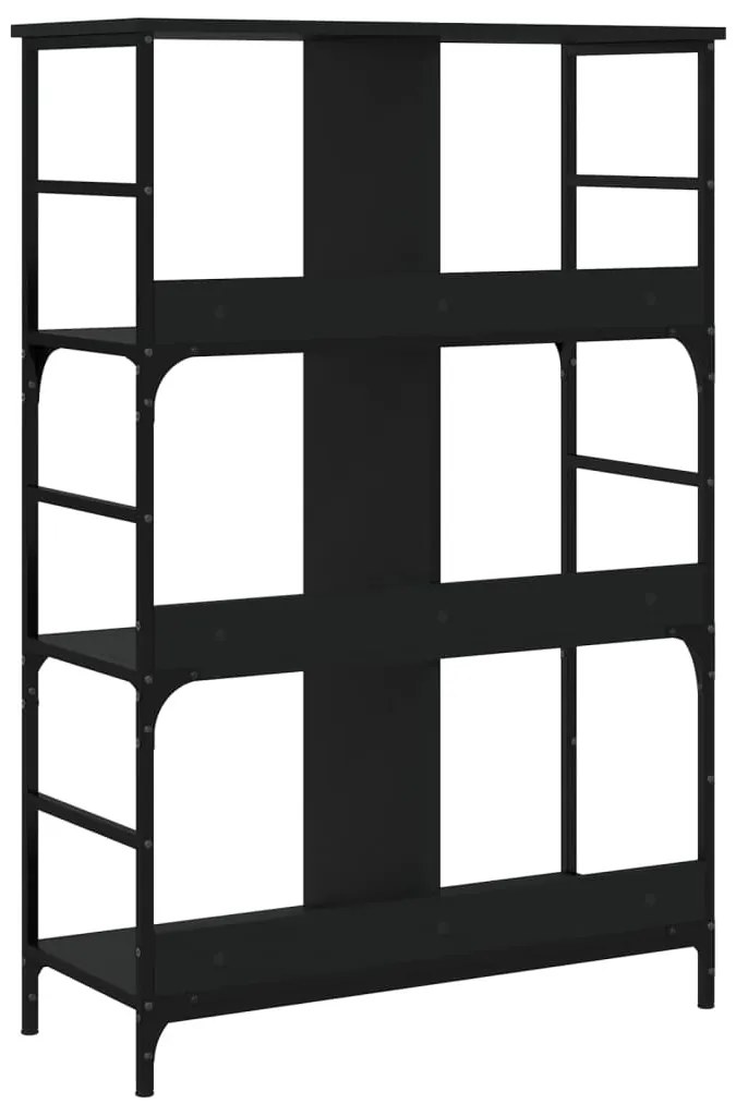 Estante 78,5x33x117,5 cm derivados de madeira preto